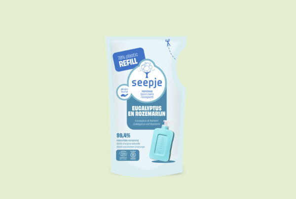 Navulling Seepje Handzeep Eucalyptus Rozemarijn