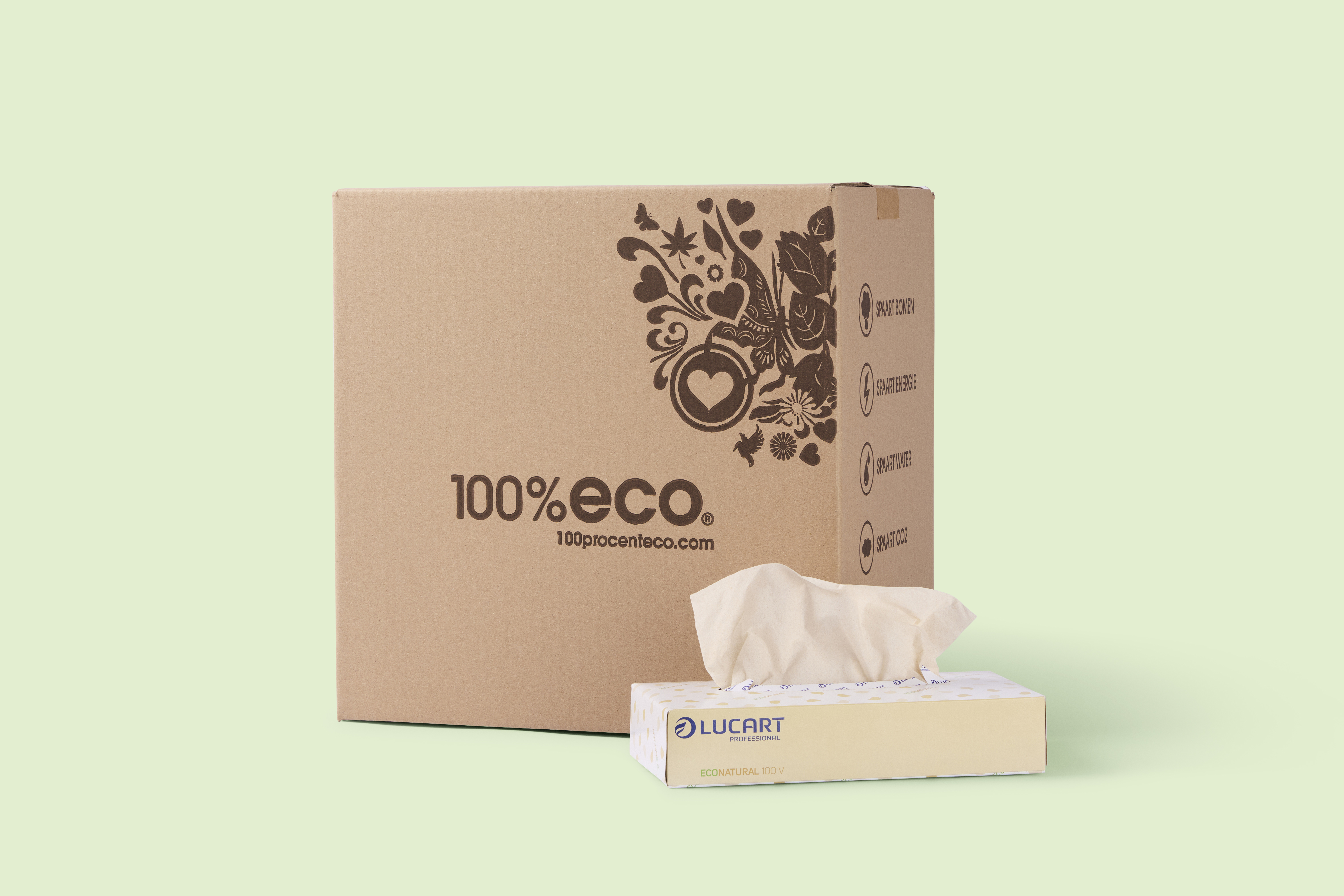 Lucart EcoNaturel tissues 18 doosjes